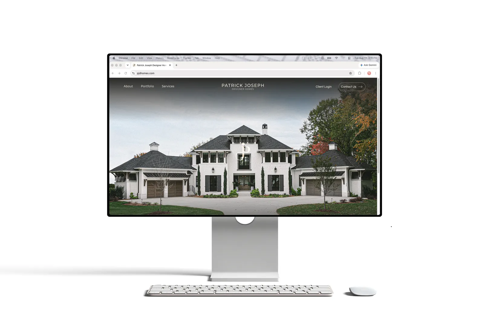 Homepage — Desktop